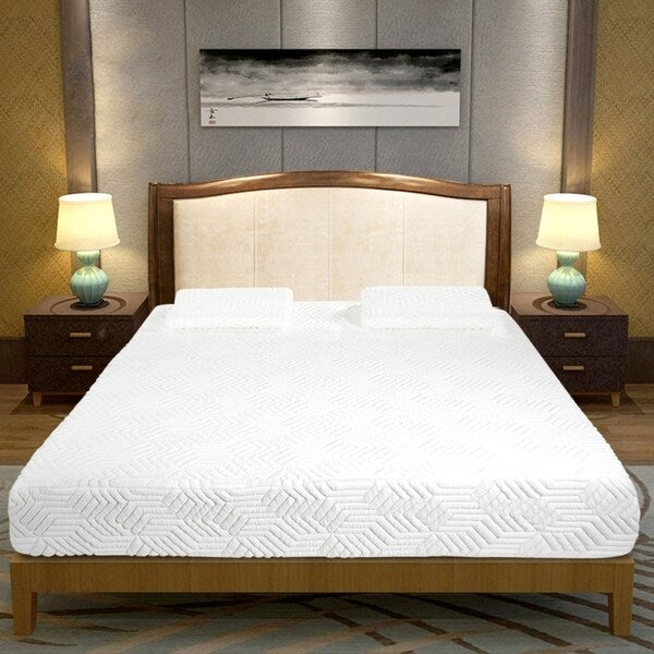 Ensemble matelas 10 COOL mi-ferme 3 couches moelleux avec 2 oreillers