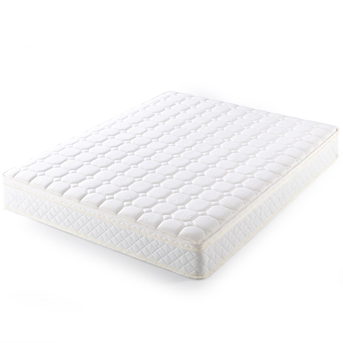 Matelas à ressorts ensachés Euro Top de 10 pouces - Crown Comfort