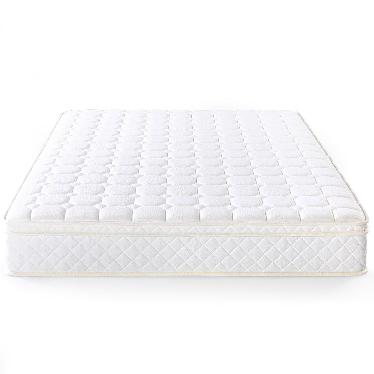 Matelas à ressorts ensachés Euro Top de 10 pouces - Crown Comfort