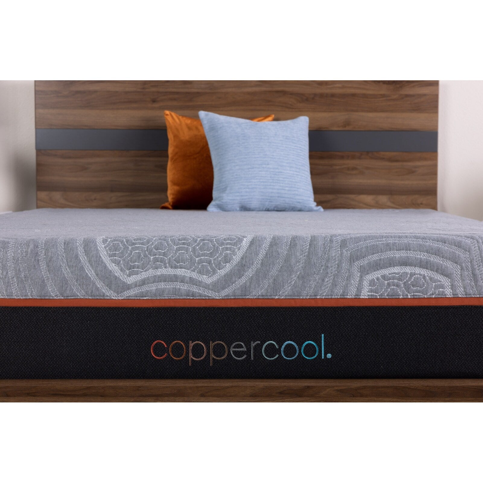 Matelas double 10 pouces en mousse à mémoire de forme gris charbon infusé de gel