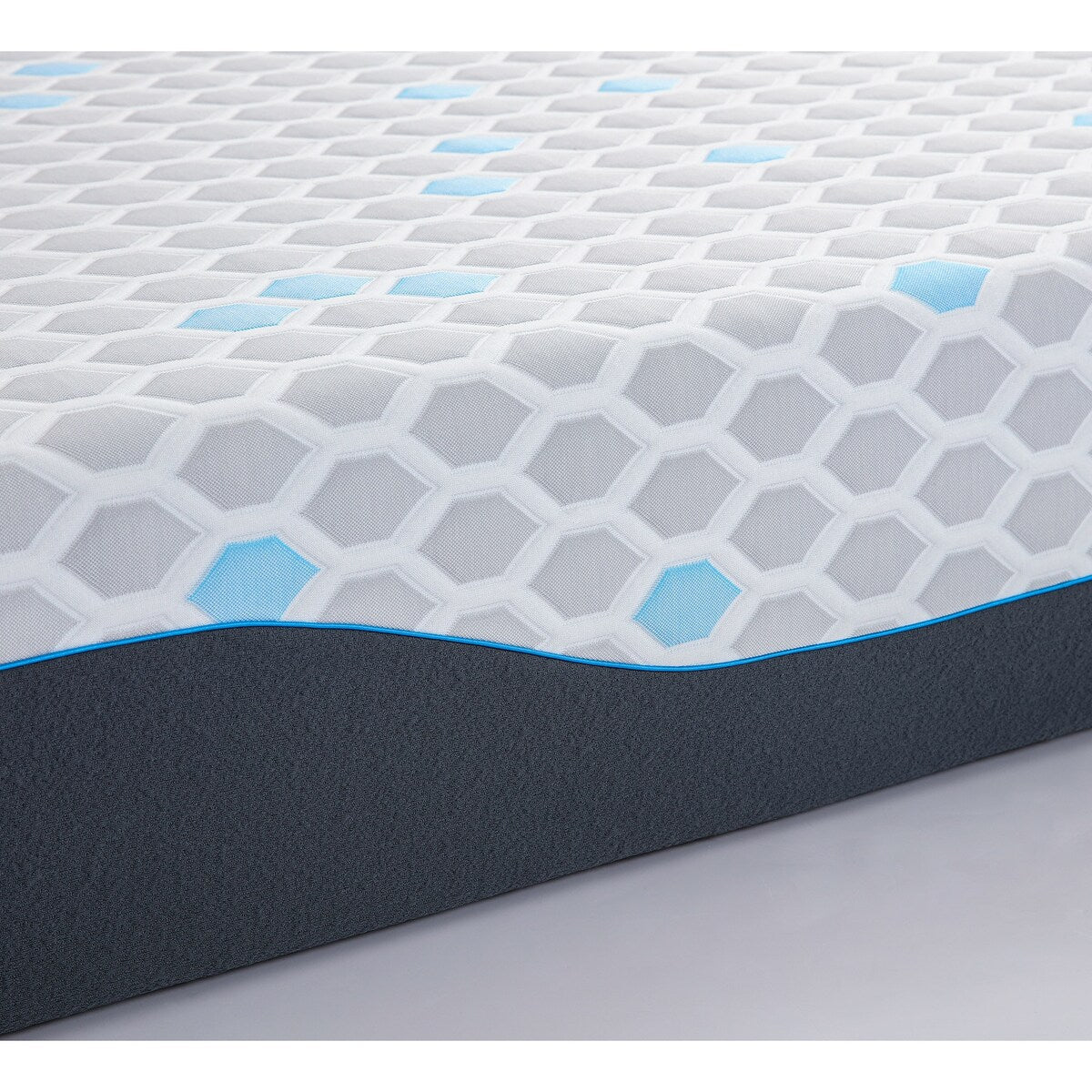 Matelas en mousse à mémoire de forme 10 pouces, matelas dans une boîte, mousse à mémoire de forme infusée de gel et de charbon de bambou