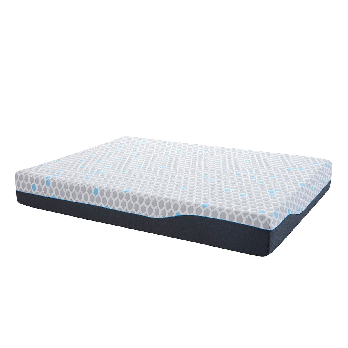 Matelas en mousse à mémoire de forme 10 pouces, matelas dans une boîte, mousse à mémoire de forme infusée de gel et de charbon de bambou