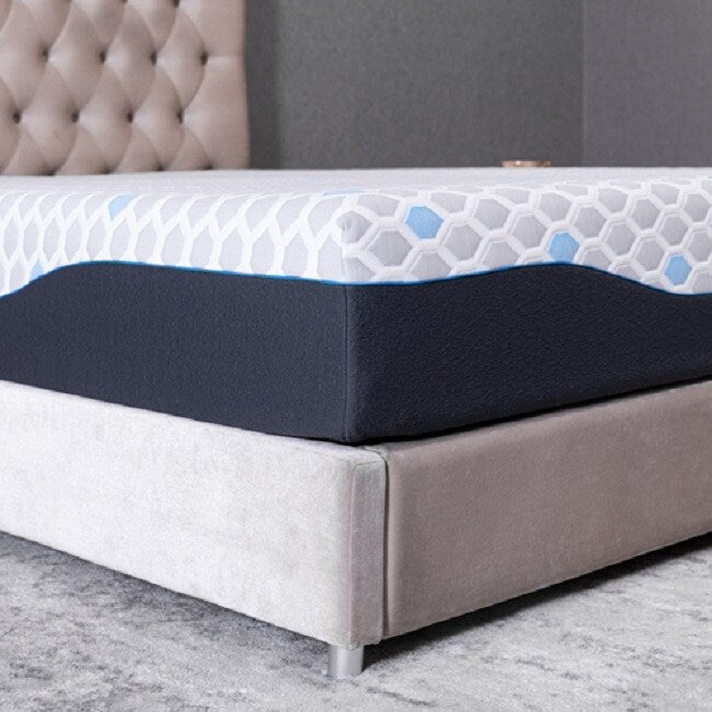 Matelas en mousse à mémoire de forme King Size 10 pouces, matelas dans une boîte, mousse à mémoire de forme infusée de gel et de charbon de bambou