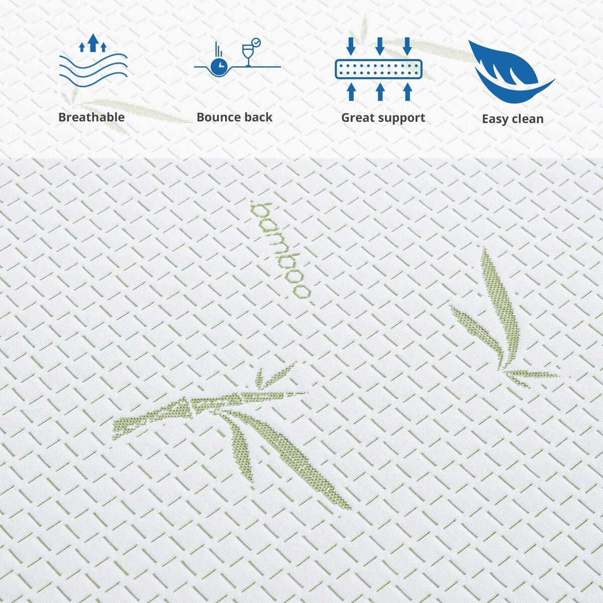 Matelas en mousse à mémoire de forme 10 pouces / Mousse gel rafraîchissante / Soulagement de la pression / Certifié CertiPUR-US / Lit-en-boîte