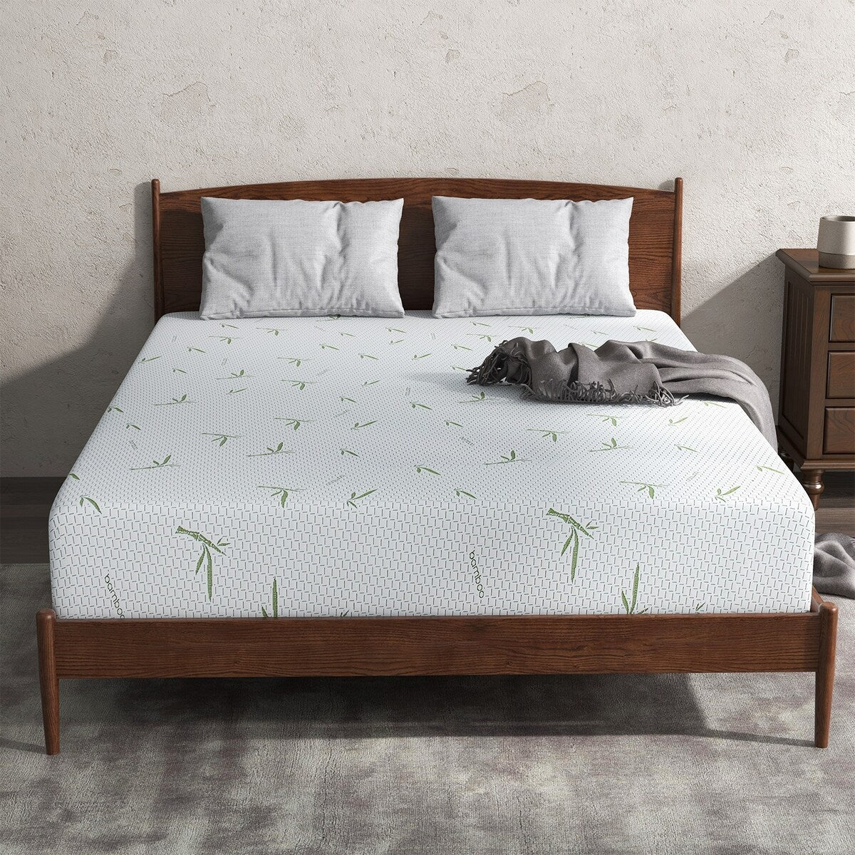 Matelas en mousse à mémoire de forme 10 pouces / Mousse gel rafraîchissante / Soulagement de la pression / Certifié CertiPUR-US / Lit-en-boîte