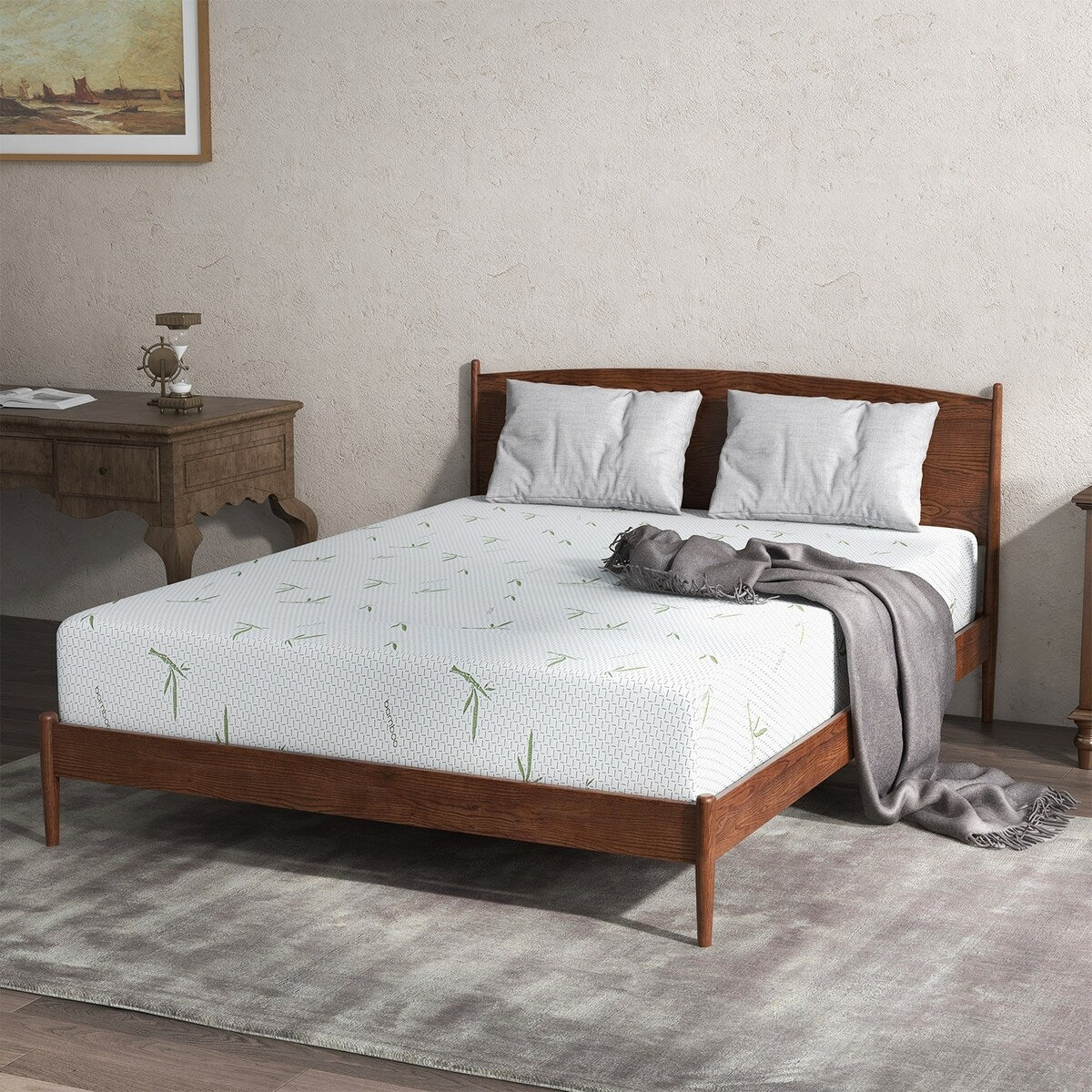 Matelas en mousse à mémoire de forme 10 pouces / Mousse gel rafraîchissante / Soulagement de la pression / Certifié CertiPUR-US / Lit-en-boîte