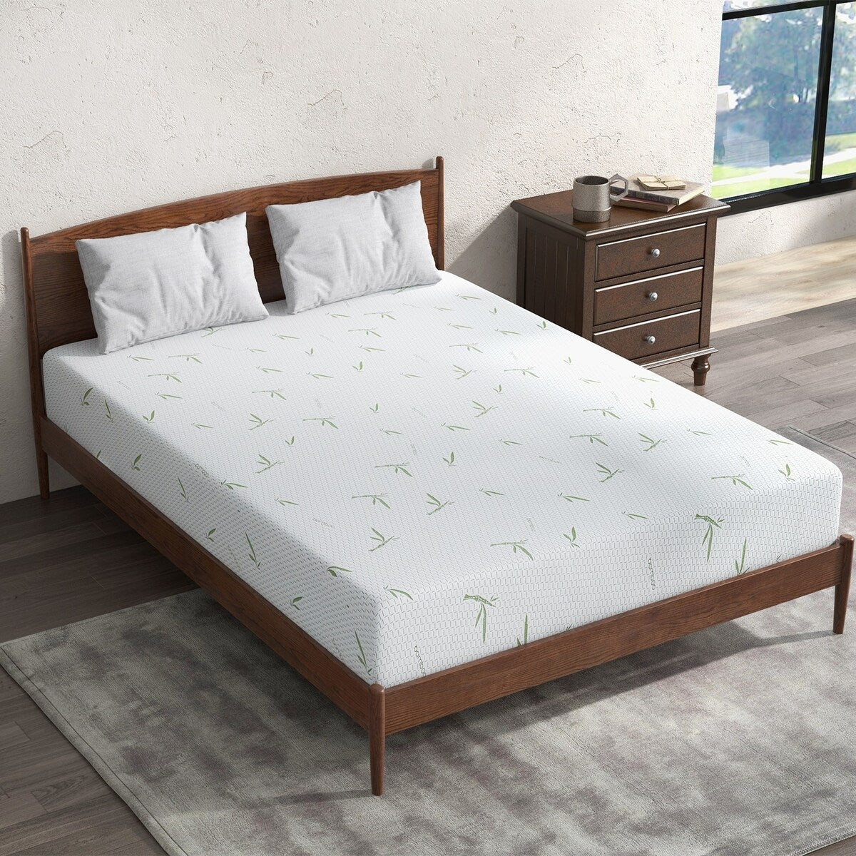 Matelas en mousse à mémoire de forme 10 pouces / Mousse gel rafraîchissante / Soulagement de la pression / Certifié CertiPUR-US / Lit-en-boîte