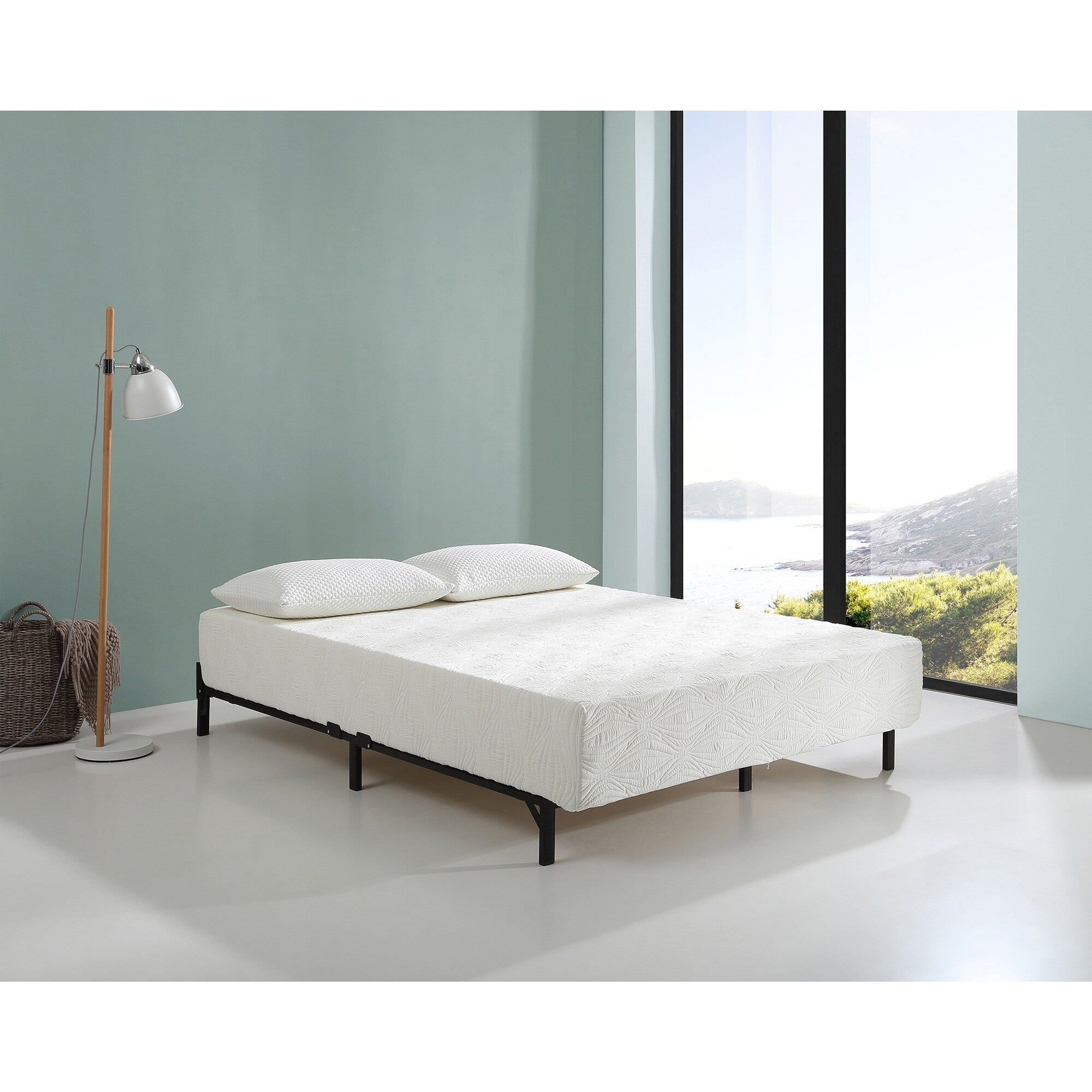 Matelas en mousse à mémoire de forme de 10 po avec perles de gel rafraîchissantes