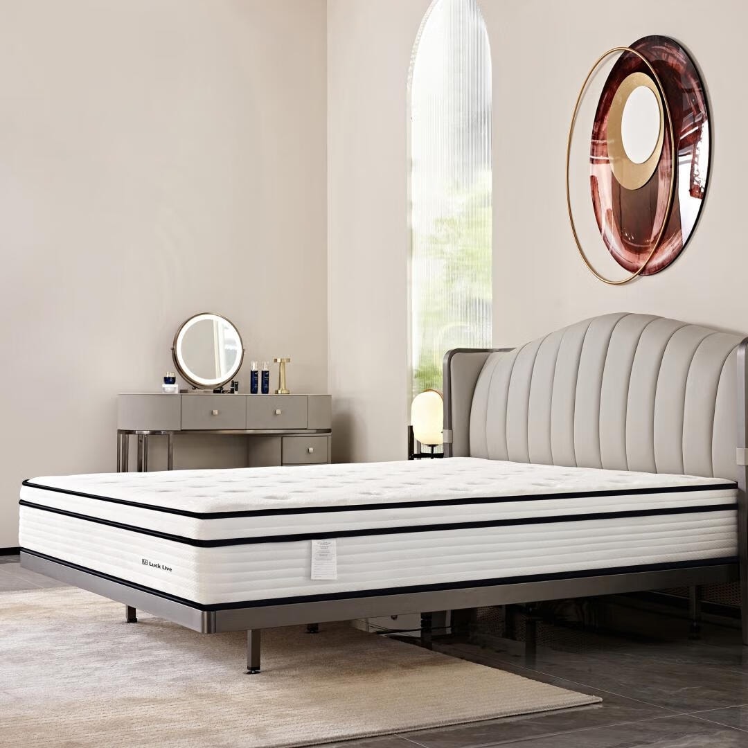 Matelas à ressorts indépendants ensachés en mousse à mémoire de forme de 10 pouces, livré dans une boîte