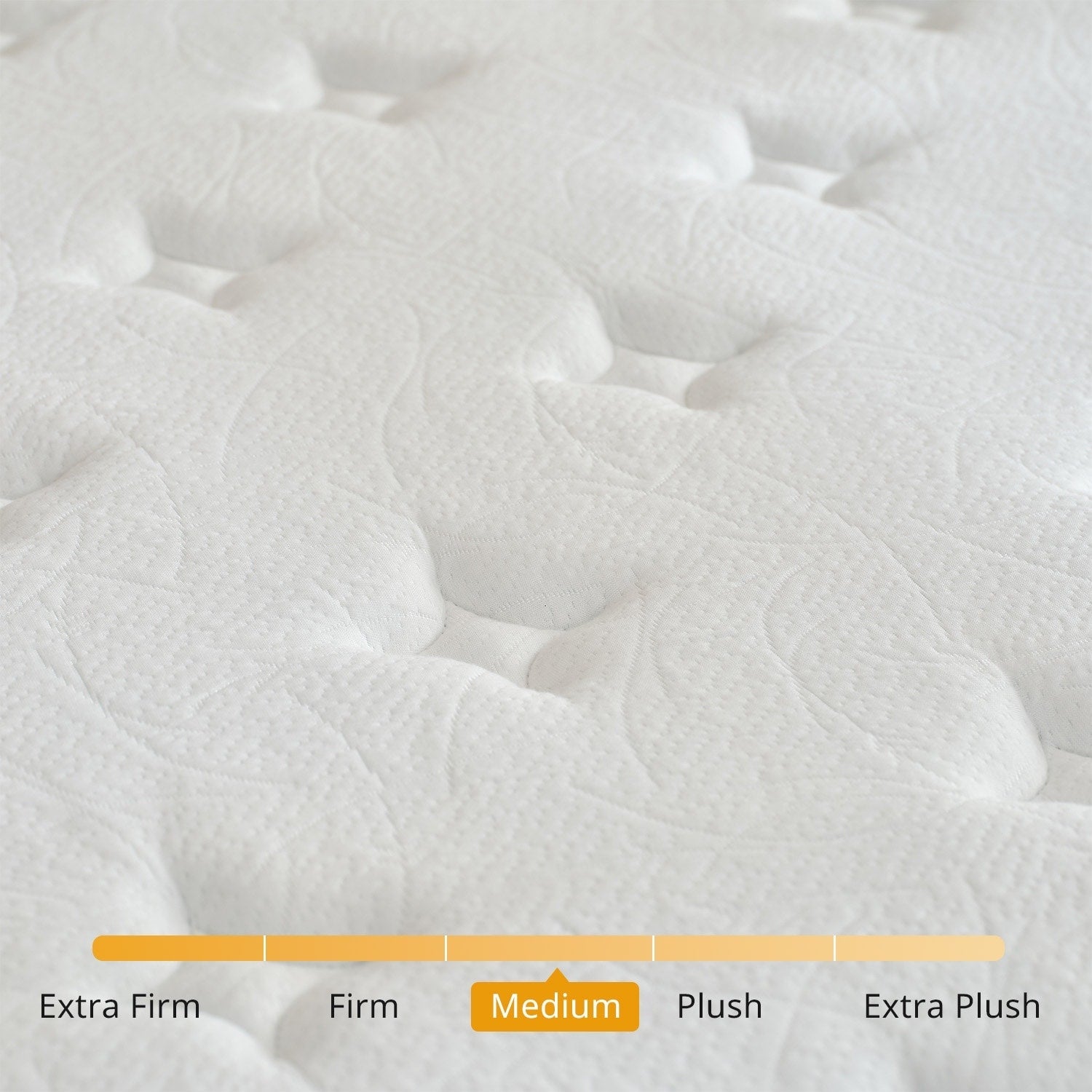 Matelas hybride en mousse et ressorts de 12 pouces, fermeté moyenne, soutien durable, lit dans une boîte