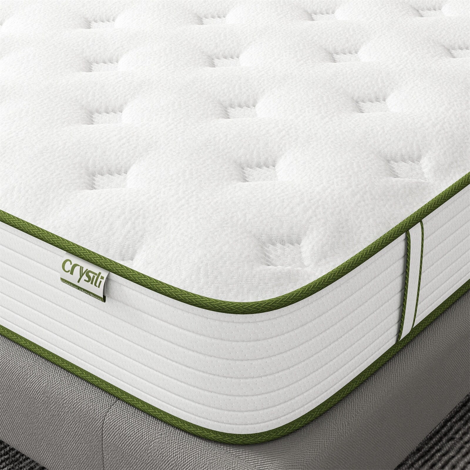 Matelas hybride en mousse à mémoire de forme de 10 pouces dans une boîte