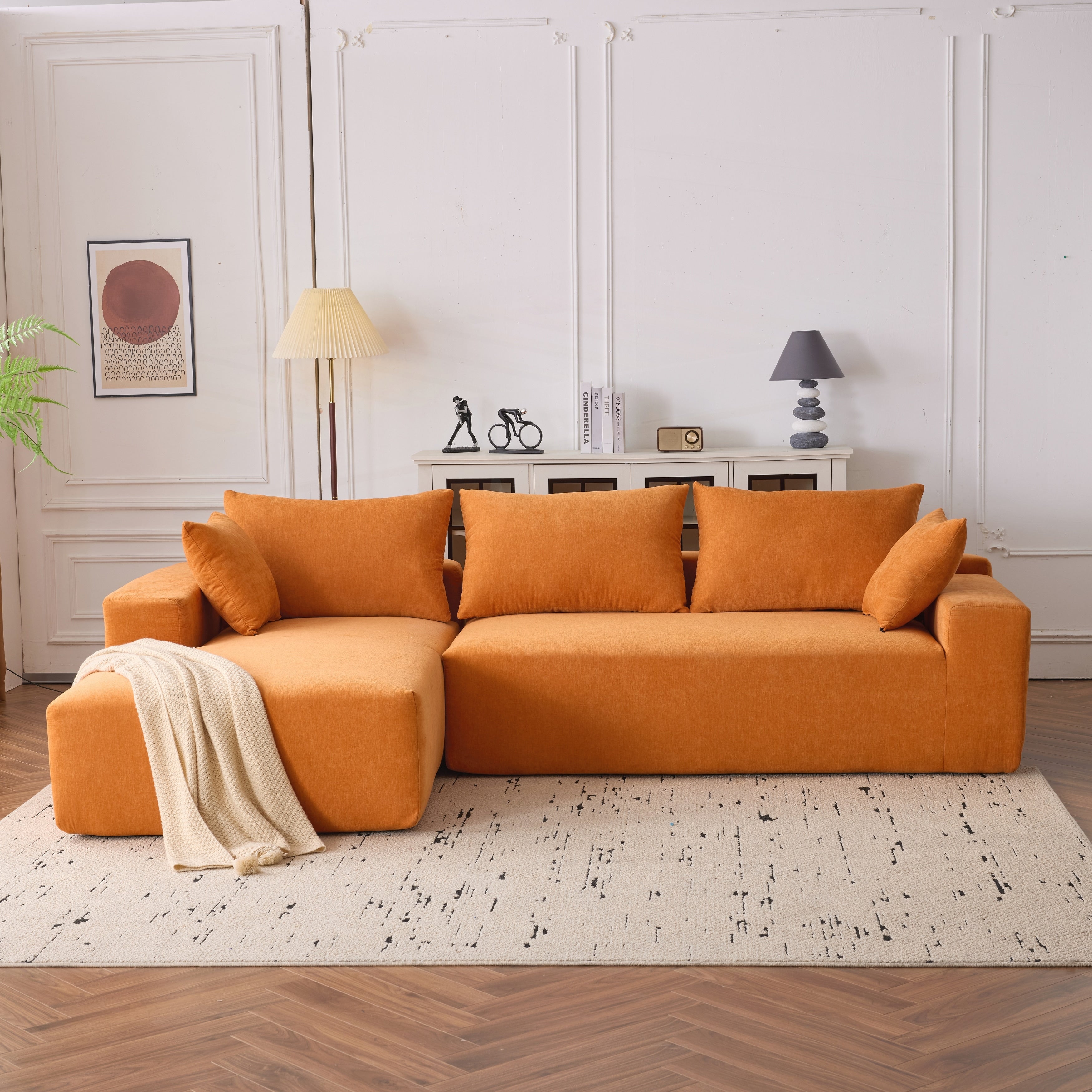 Canapé modulaire extra-profond 108X68 pouces