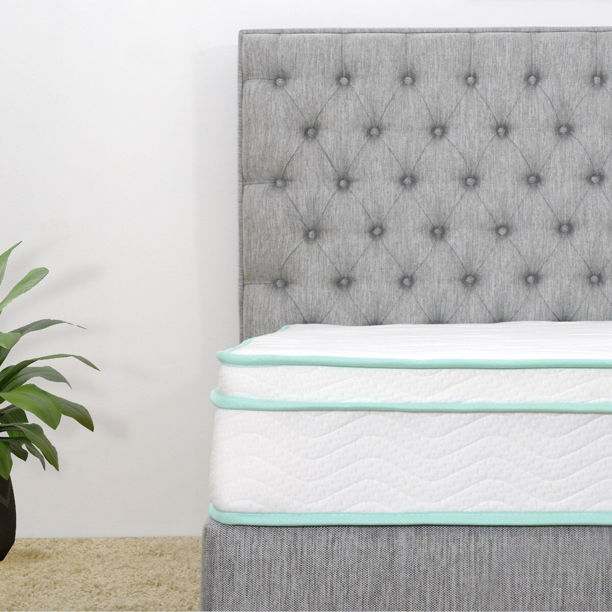 Matelas hybride à ressorts ensachés en mousse à mémoire de forme Cool Gel de 10 pouces par BRN