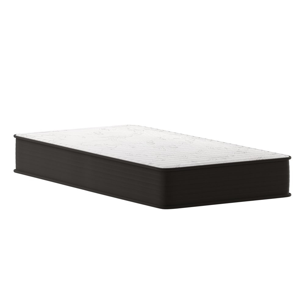 Matelas hybride en mousse et ressorts ensachés, matelas dans une boîte