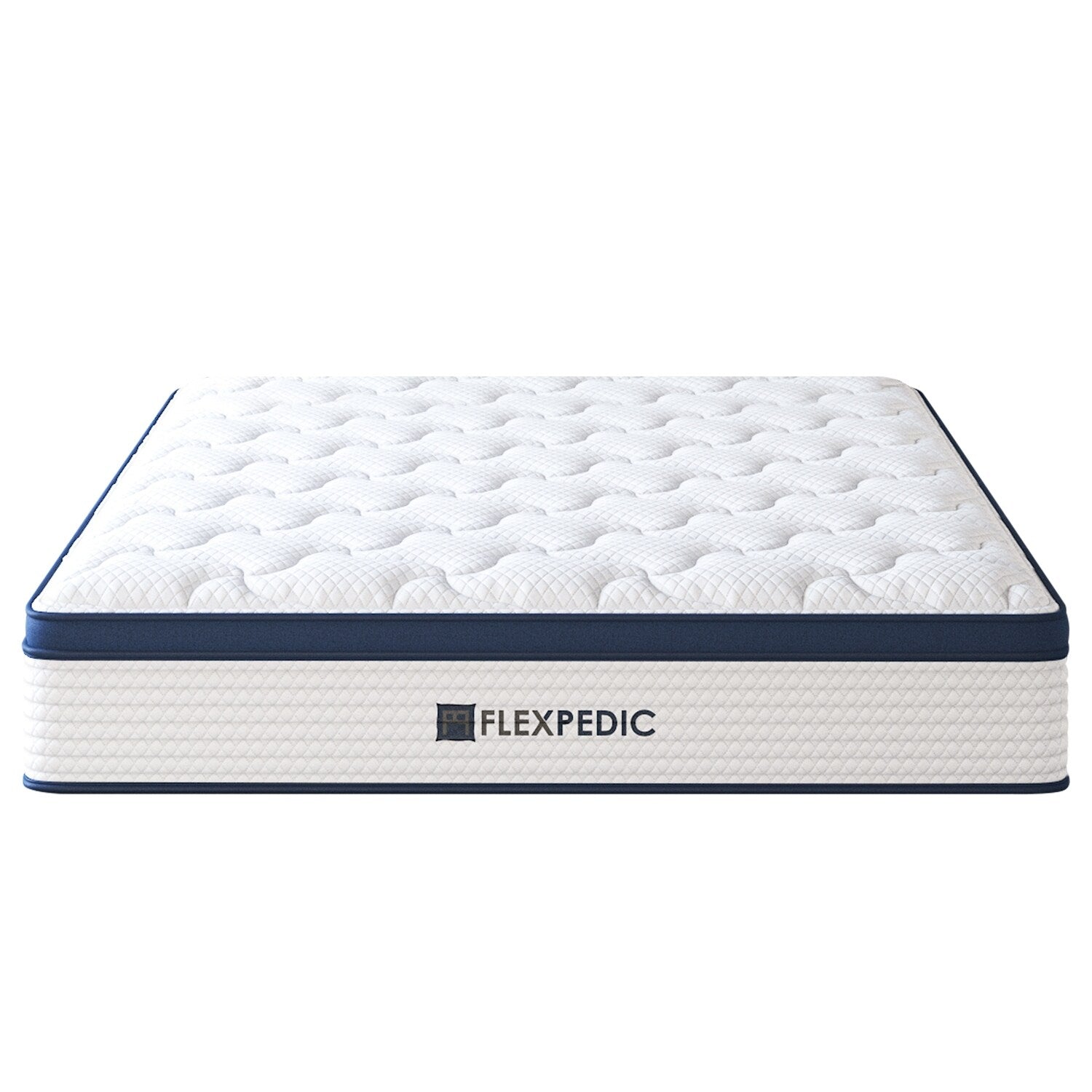 Matelas King Size 10 pouces, matelas hybride en mousse à mémoire de forme avec coton spatial pour un sommeil réparateur, matelas rafraîchissant avec un soutien renforcé