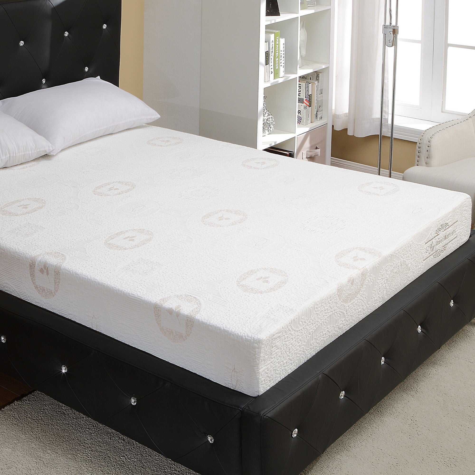 10 matelas en mousse à mémoire de forme avec extrait de thé vert