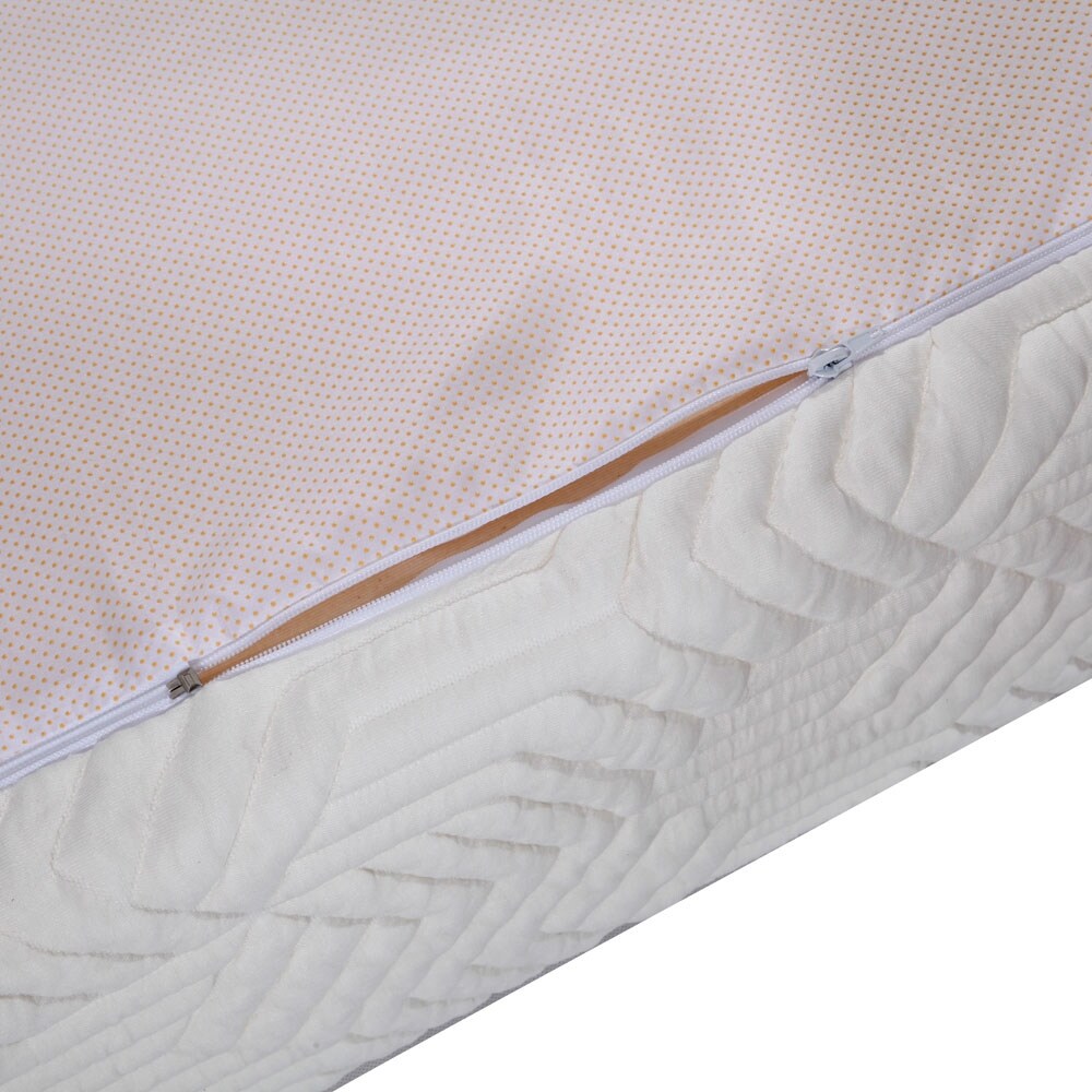 Matelas blanc quatre couches Cool Medium avec 2 oreillers