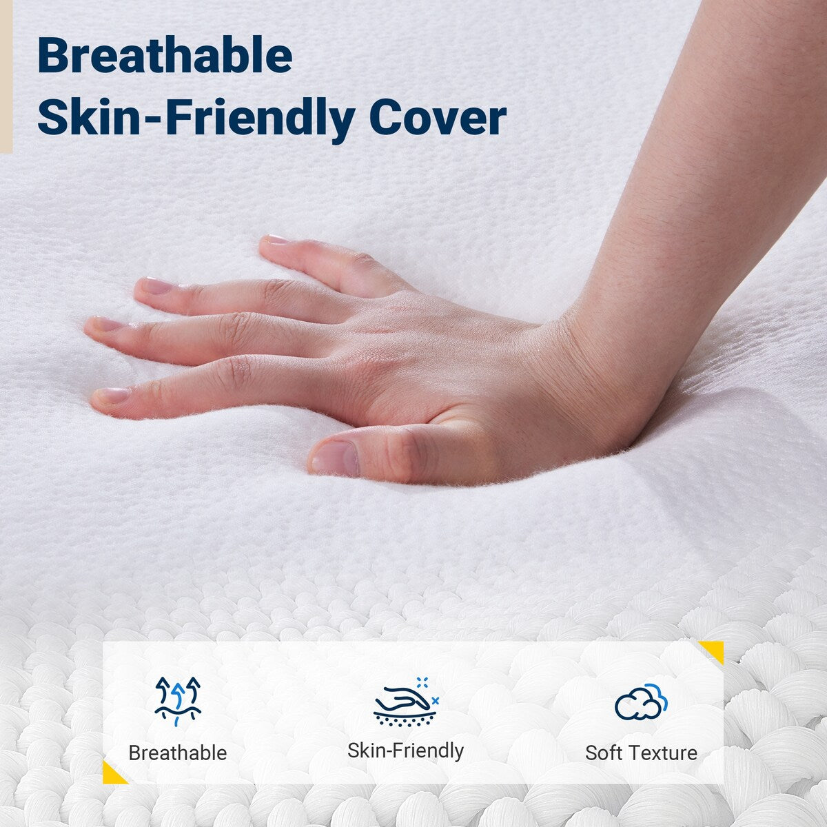 Matelas en mousse à mémoire de forme avec gel moyen de 10 po