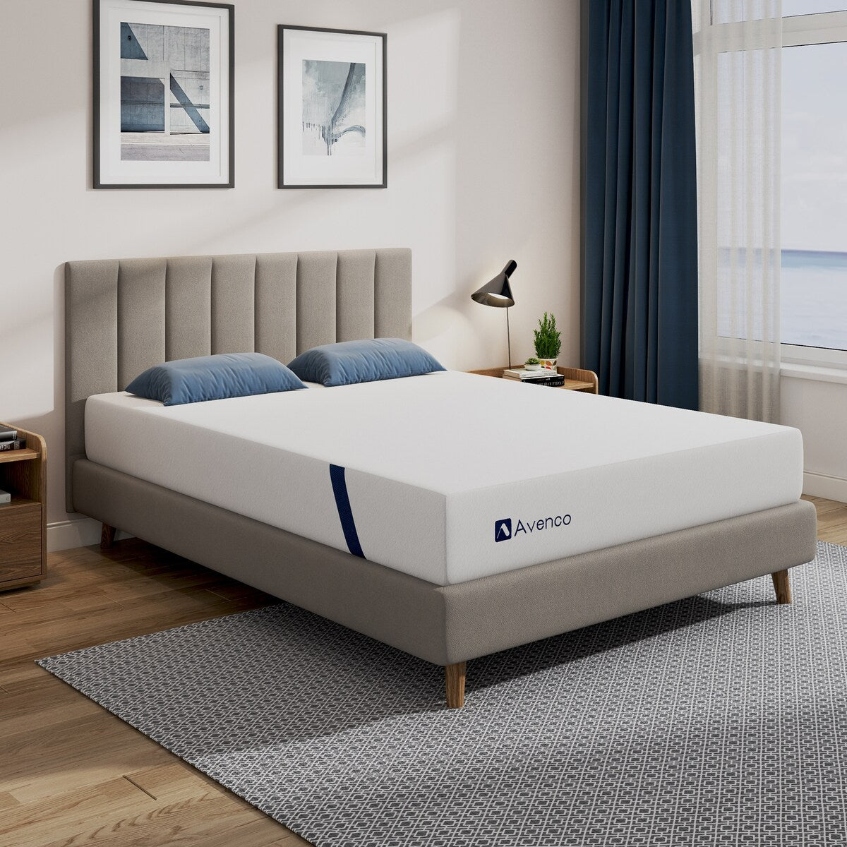 Matelas en mousse à mémoire de forme avec gel moyen de 10 po