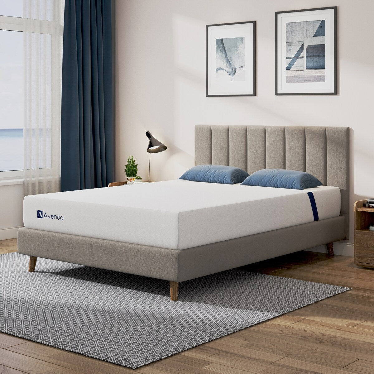 Matelas en mousse à mémoire de forme avec gel moyen de 10 po