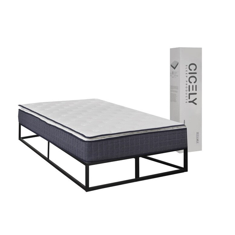 Matelas simple en mousse gel 11 avec ressorts ensachés