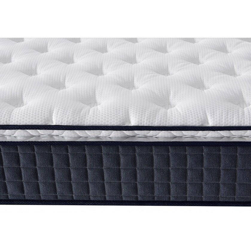 Matelas simple en mousse gel 11 avec ressorts ensachés