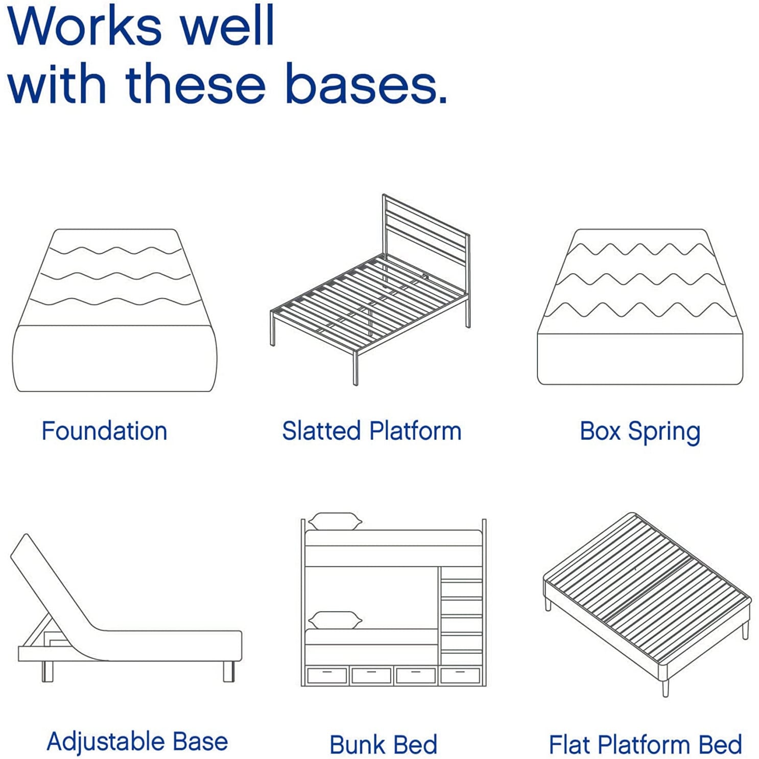Matelas en mousse à mémoire de forme avec gel rafraîchissant (25 cm) / Mousse à gel rafraîchissante / Soulagement de la pression / Certifié CertiPUR-US / Lit-en-boîte