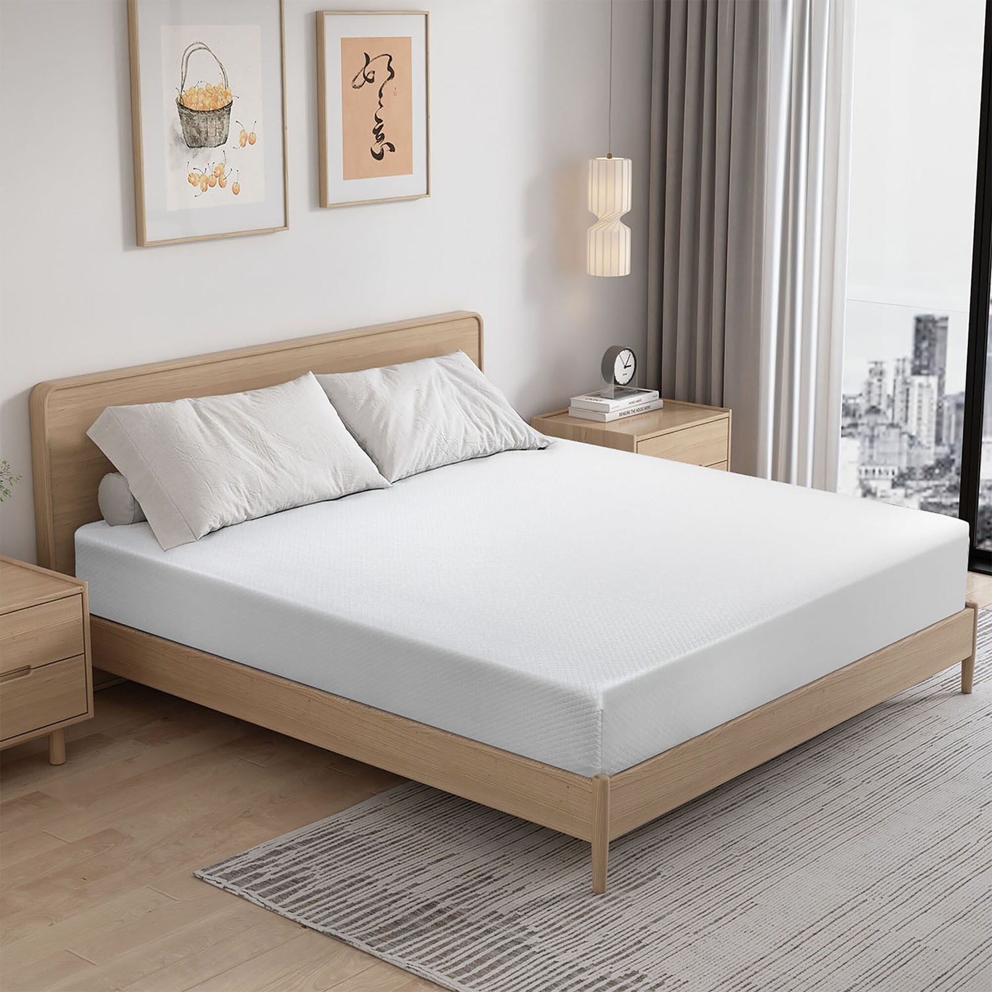 Matelas en mousse à mémoire de forme infusée de gel de 12 po