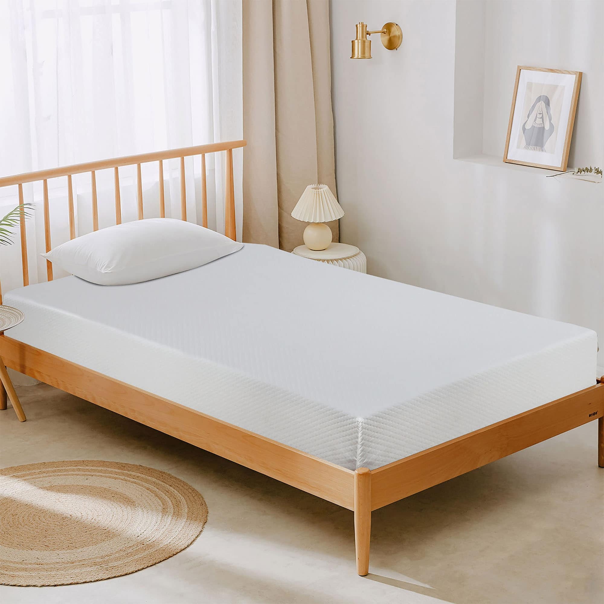 Matelas en mousse à mémoire de forme infusée de gel de 12 po