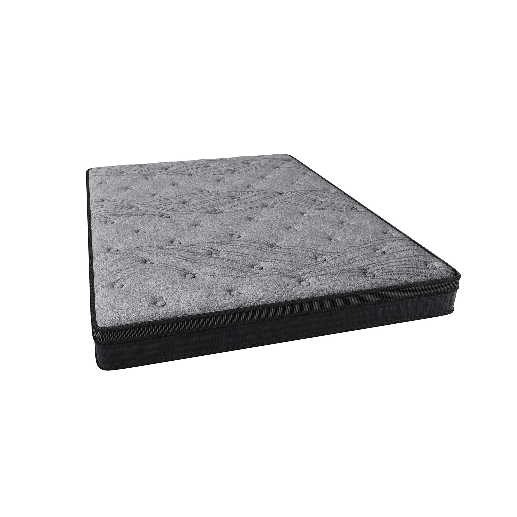 Matelas à ressorts ensachés de 12 po avec mousse haute densité