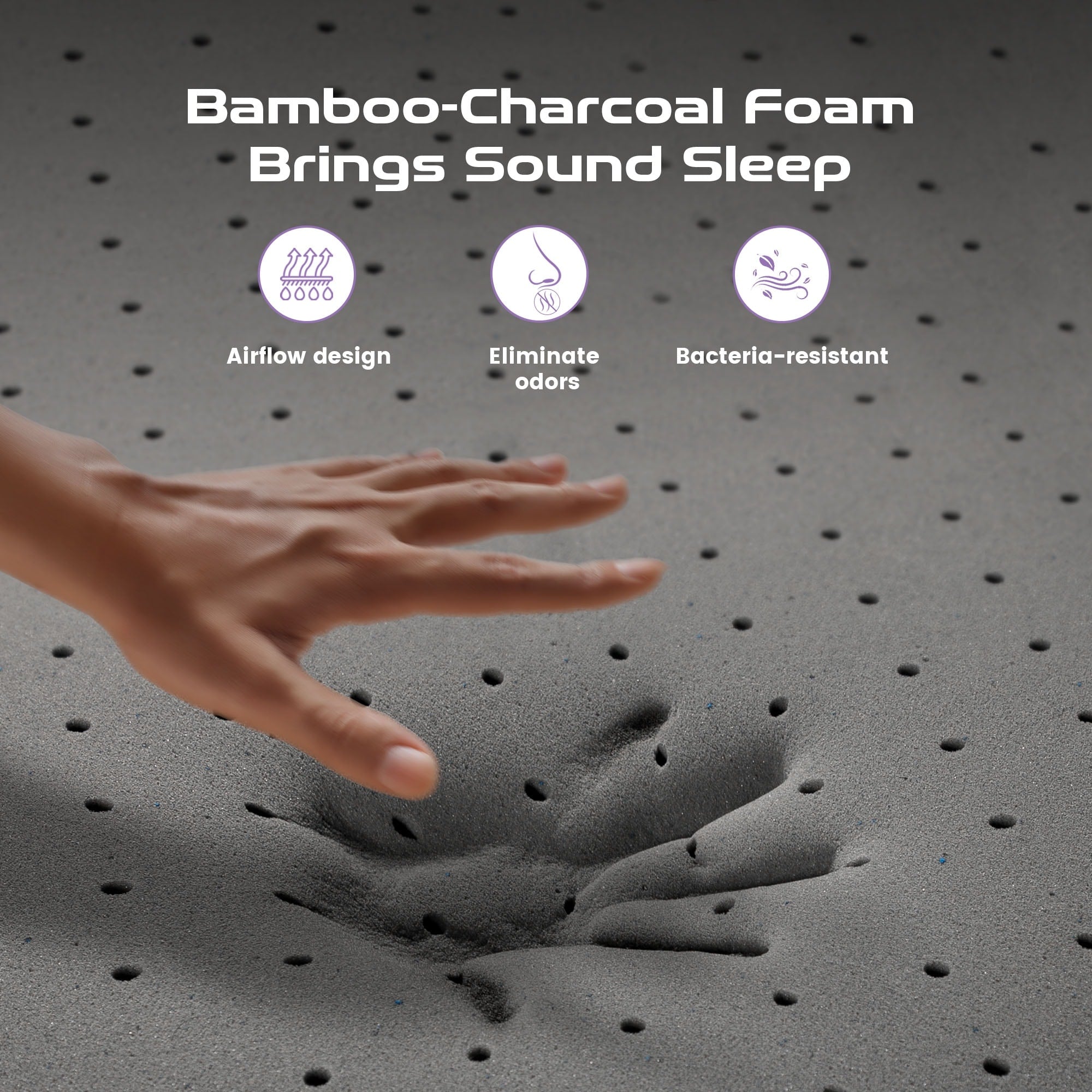 Matelas de luxe en mousse à mémoire de forme mi-ferme de 12 pouces, matelas Queen/King en option