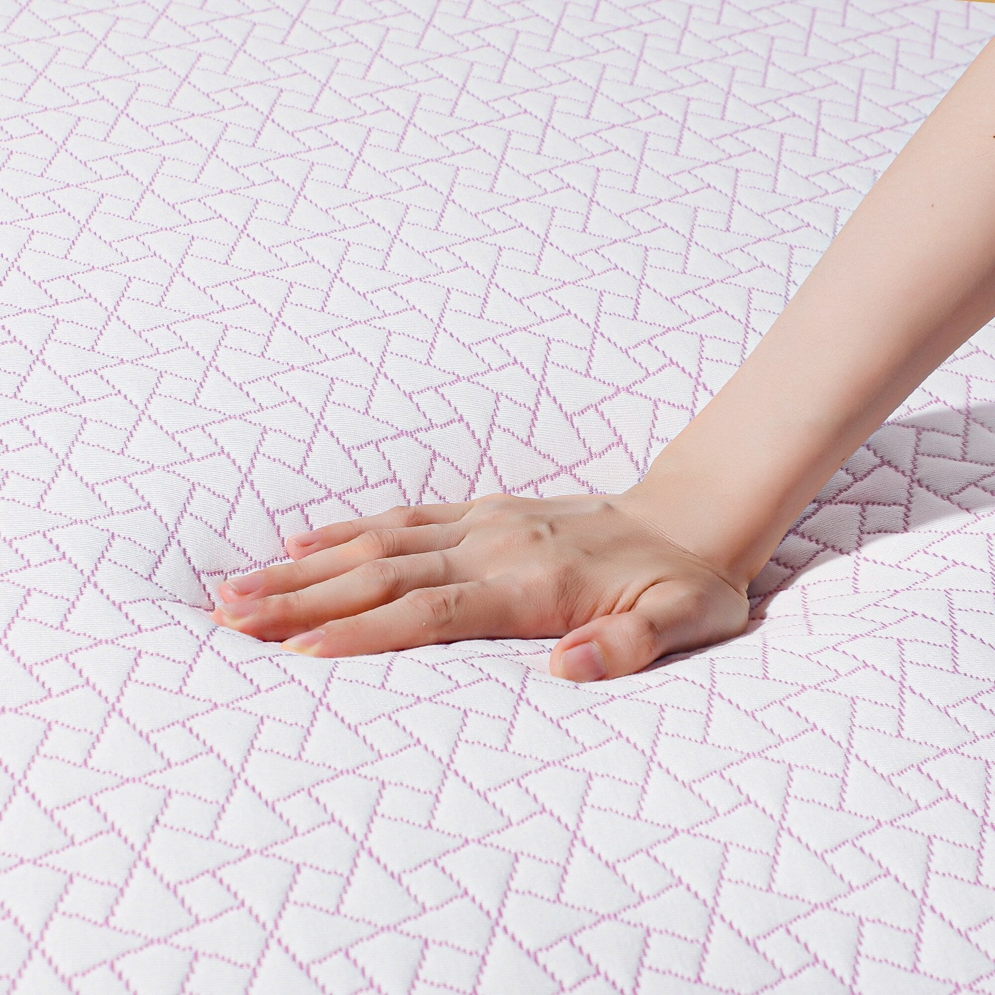 Matelas de luxe en mousse à mémoire de forme mi-ferme de 12 pouces, matelas Queen/King en option