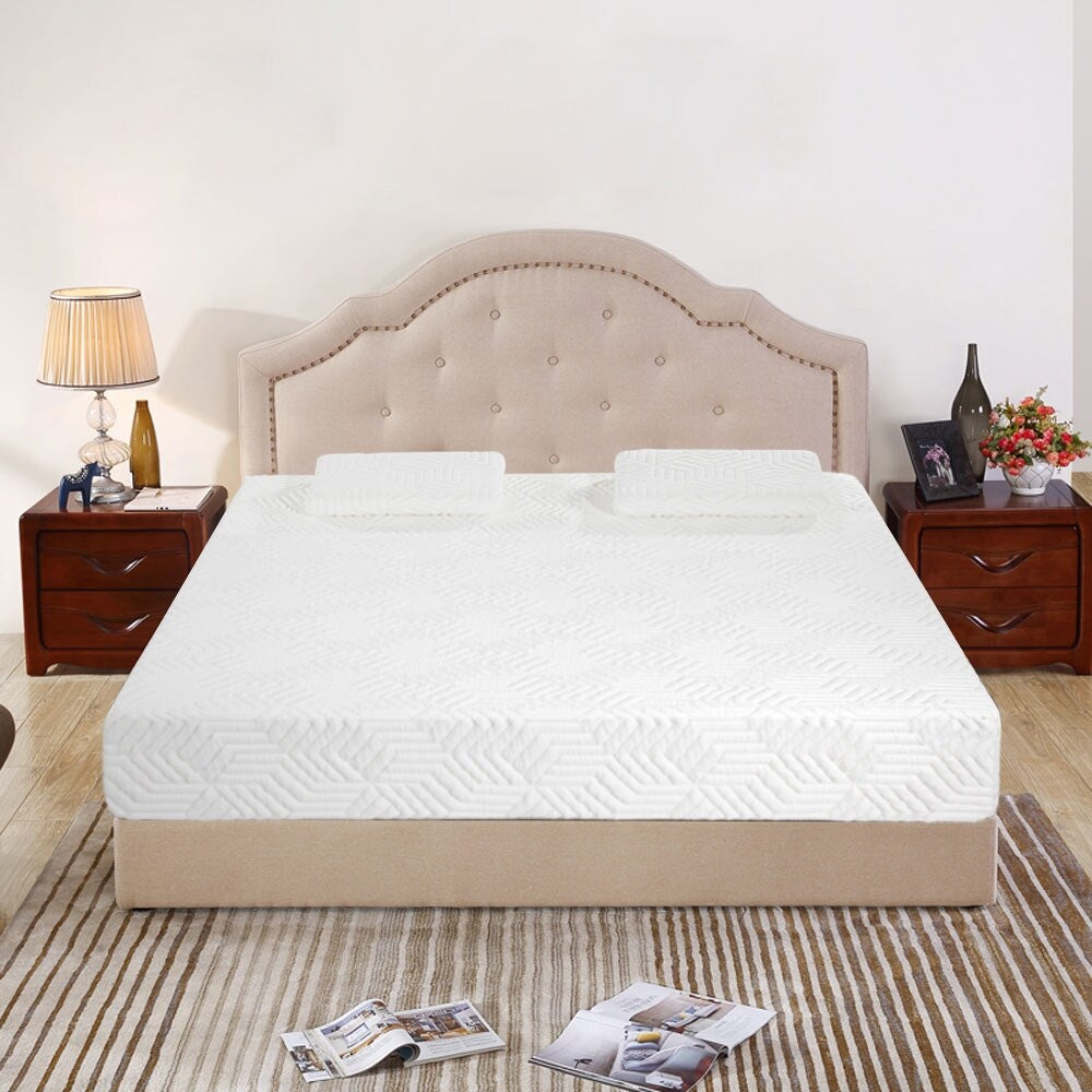 Matelas Queen Cool Medium-Firm en mousse à mémoire de forme GEL de 12 pouces