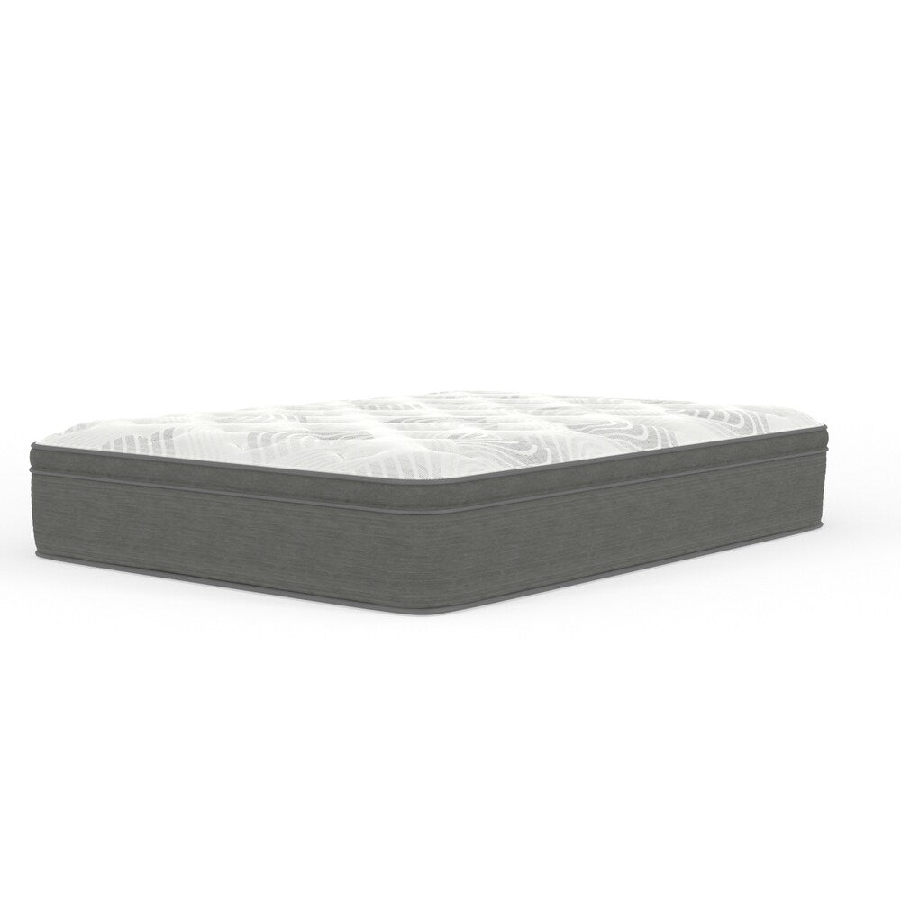 Matelas hybride en mousse alvéolée Euro Top Plush 12