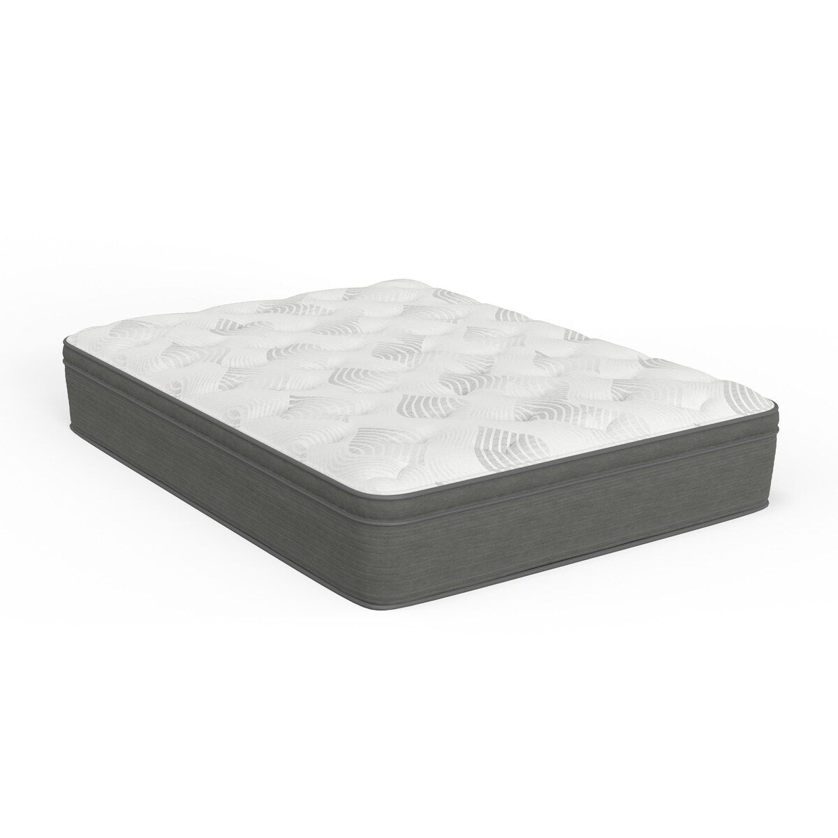 Matelas hybride en mousse alvéolée Euro Top Plush 12