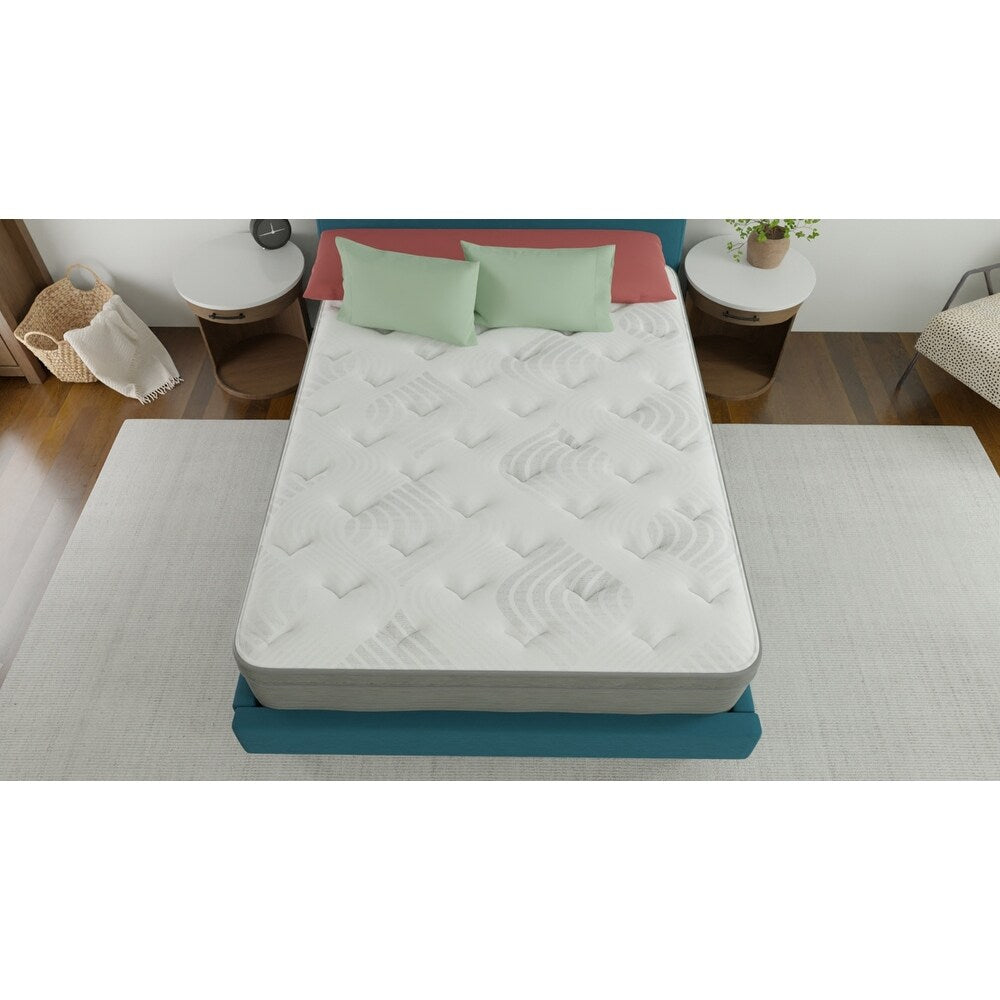 Matelas hybride en mousse alvéolée Euro Top Plush 12