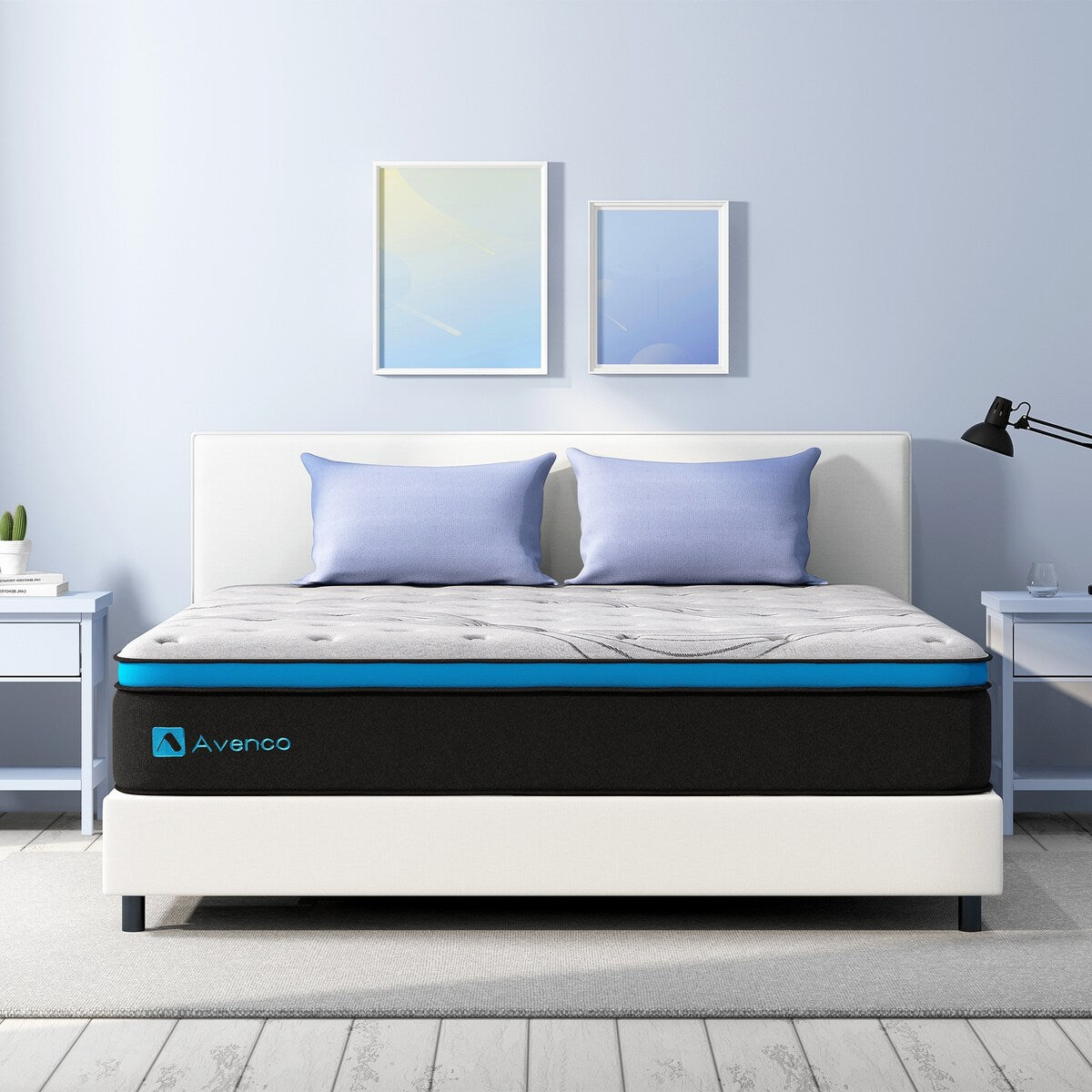 Matelas hybride à plateau-coussin moyen de 12 po