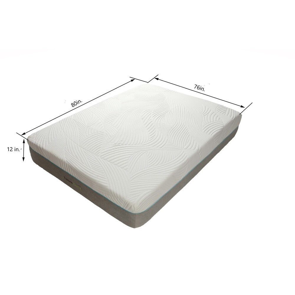 Matelas en mousse viscoélastique moyenne de 12 po avec gel