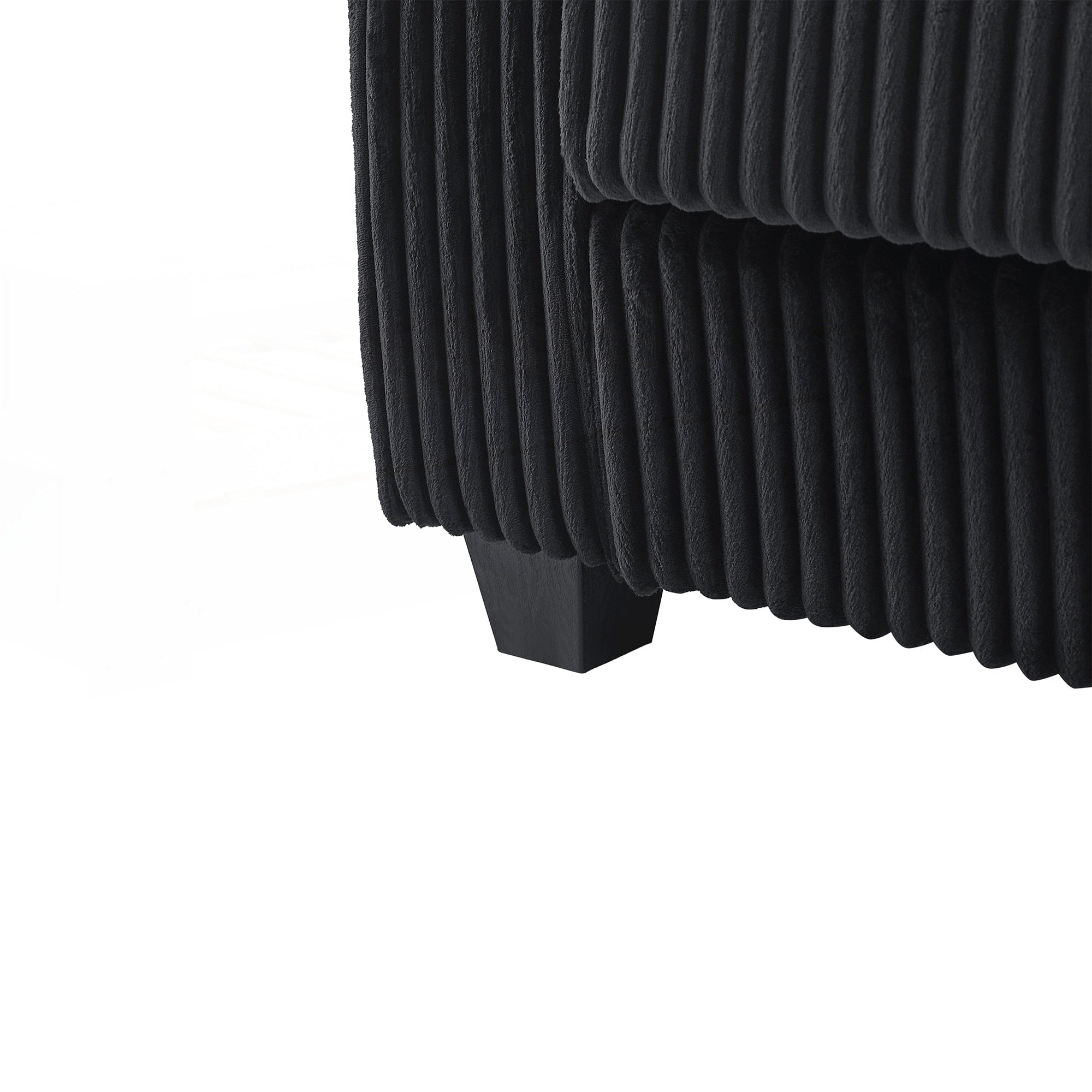 Canapé 4 places en velours côtelé de 133 pouces