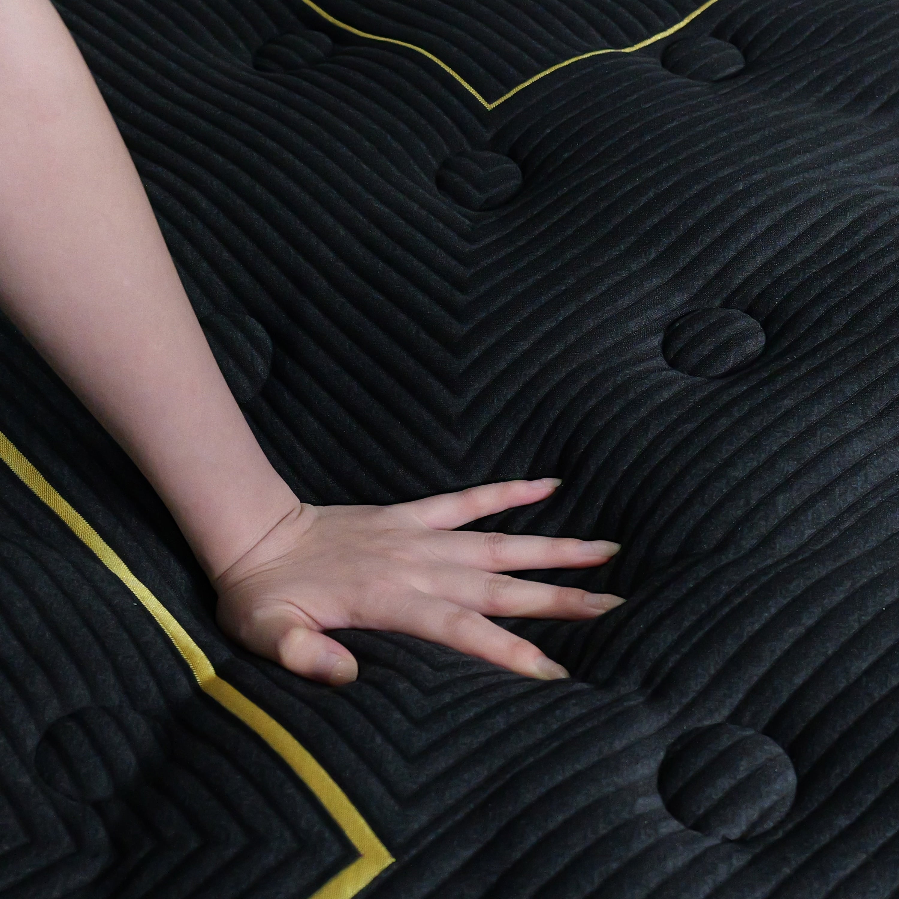 Matelas hybride en mousse à mémoire de forme avec gel moelleux de 14 pouces et ressorts ensachés