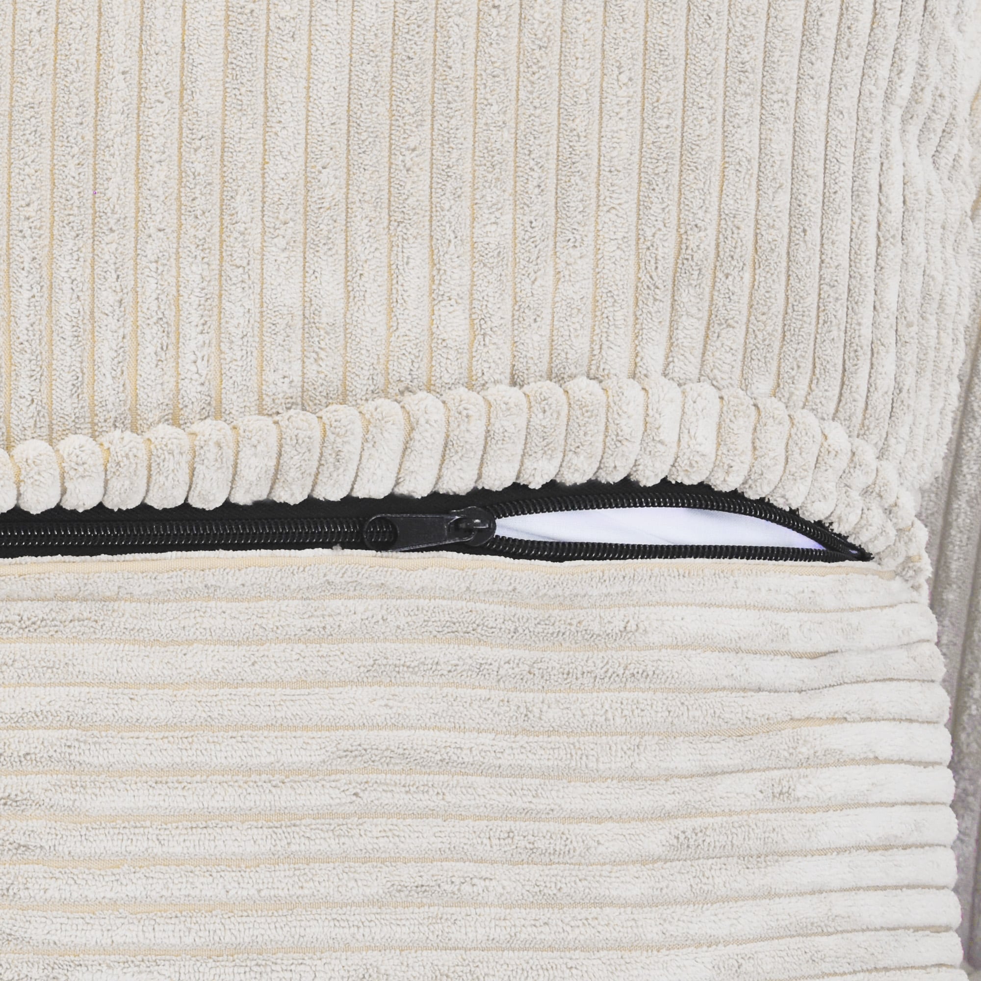 Canapé sectionnel contemporain en velours côtelé 142 Canapé profond classique