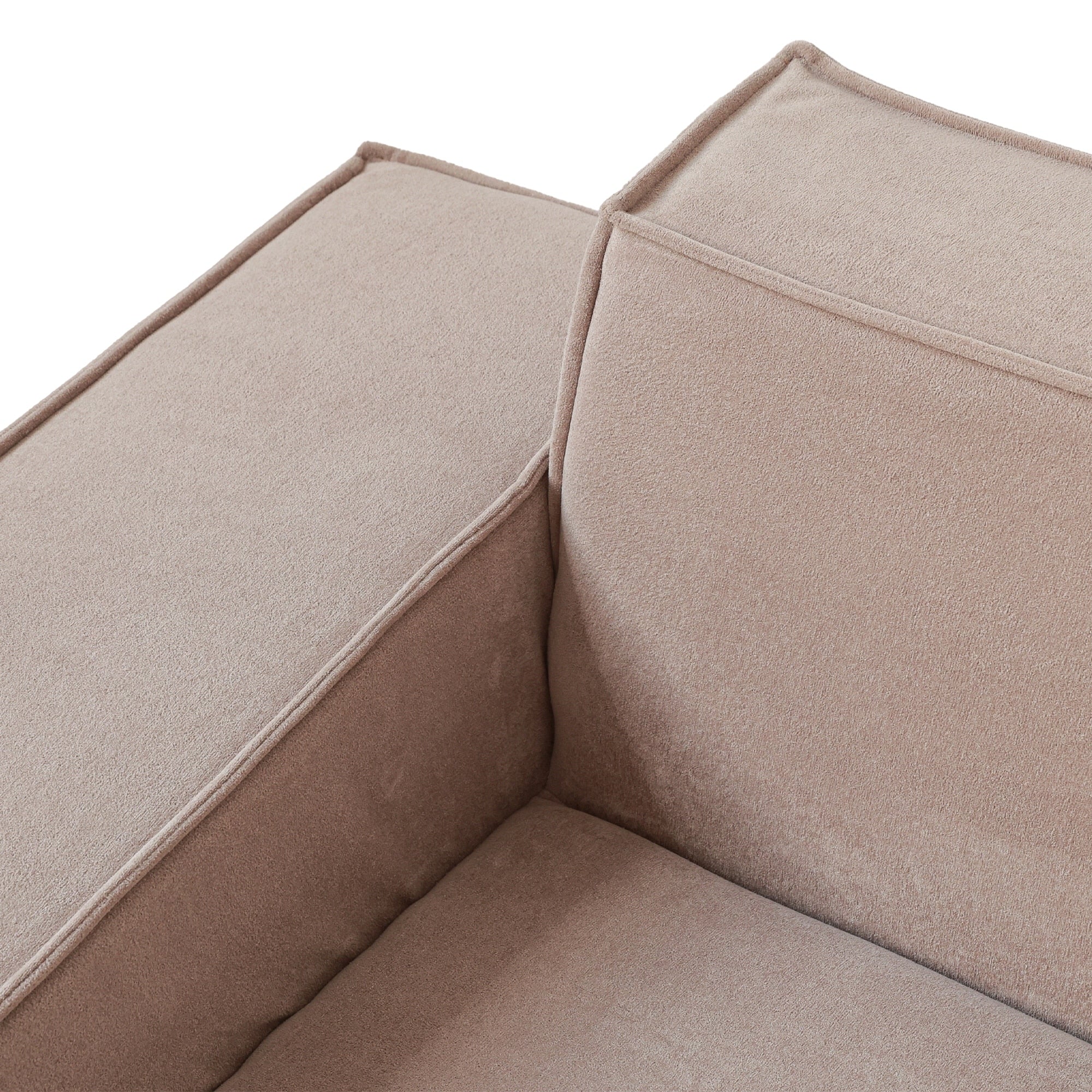 Canapé sectionnel Cloud 149, grand canapé modulaire 4 places, canapés modernes et confortables en velours côtelé, meubles de salon