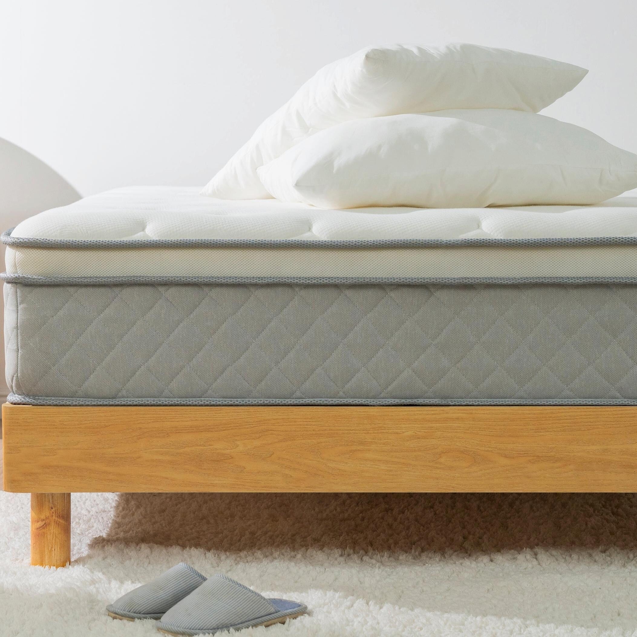 Matelas respirant en mousse à mémoire de forme avec ressorts ensachés