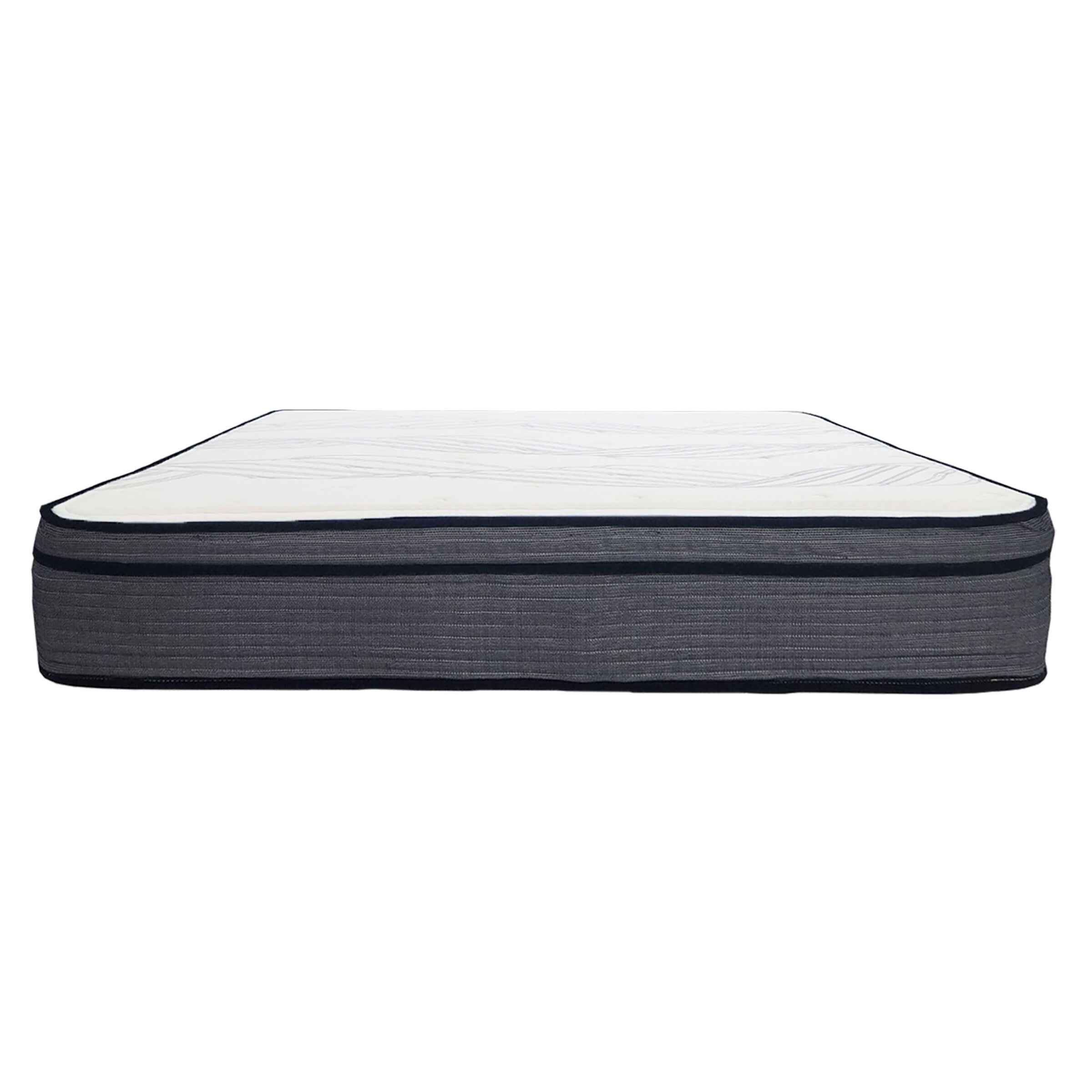 Matelas hybride en mousse moelleuse et polyester doux avec housse en tricot