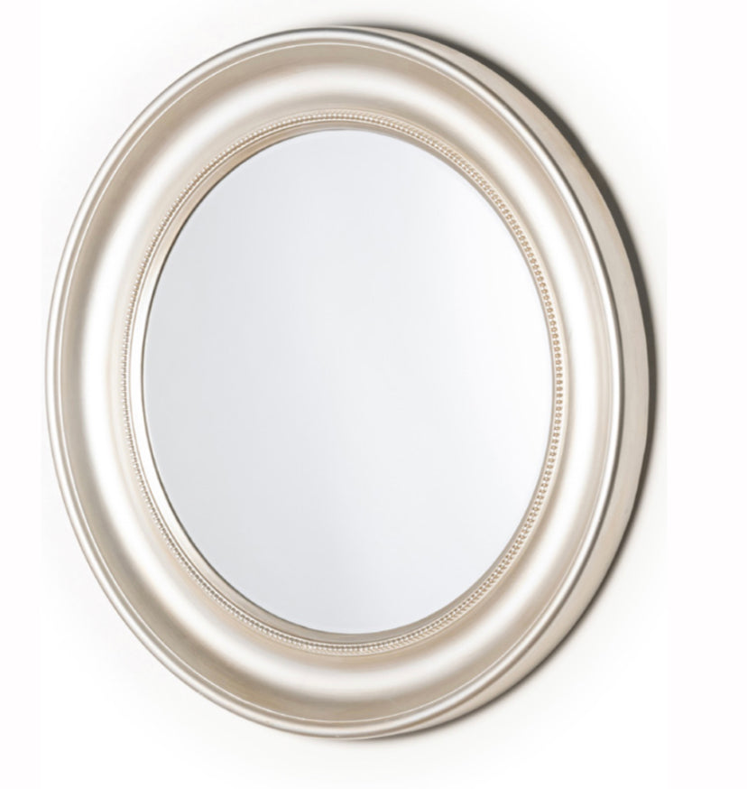 Miroir rond champagne Reflections