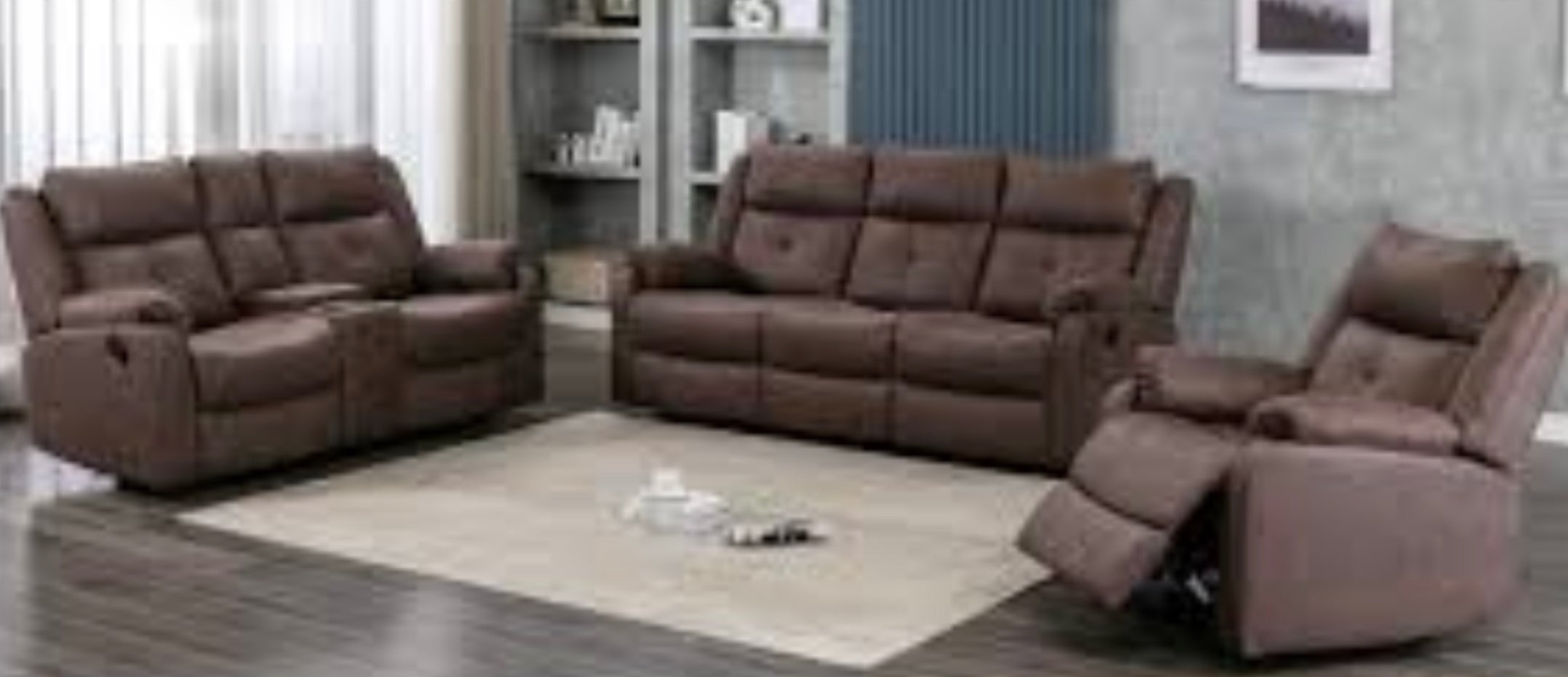Fauteuil inclinable en tissu lavable Casey