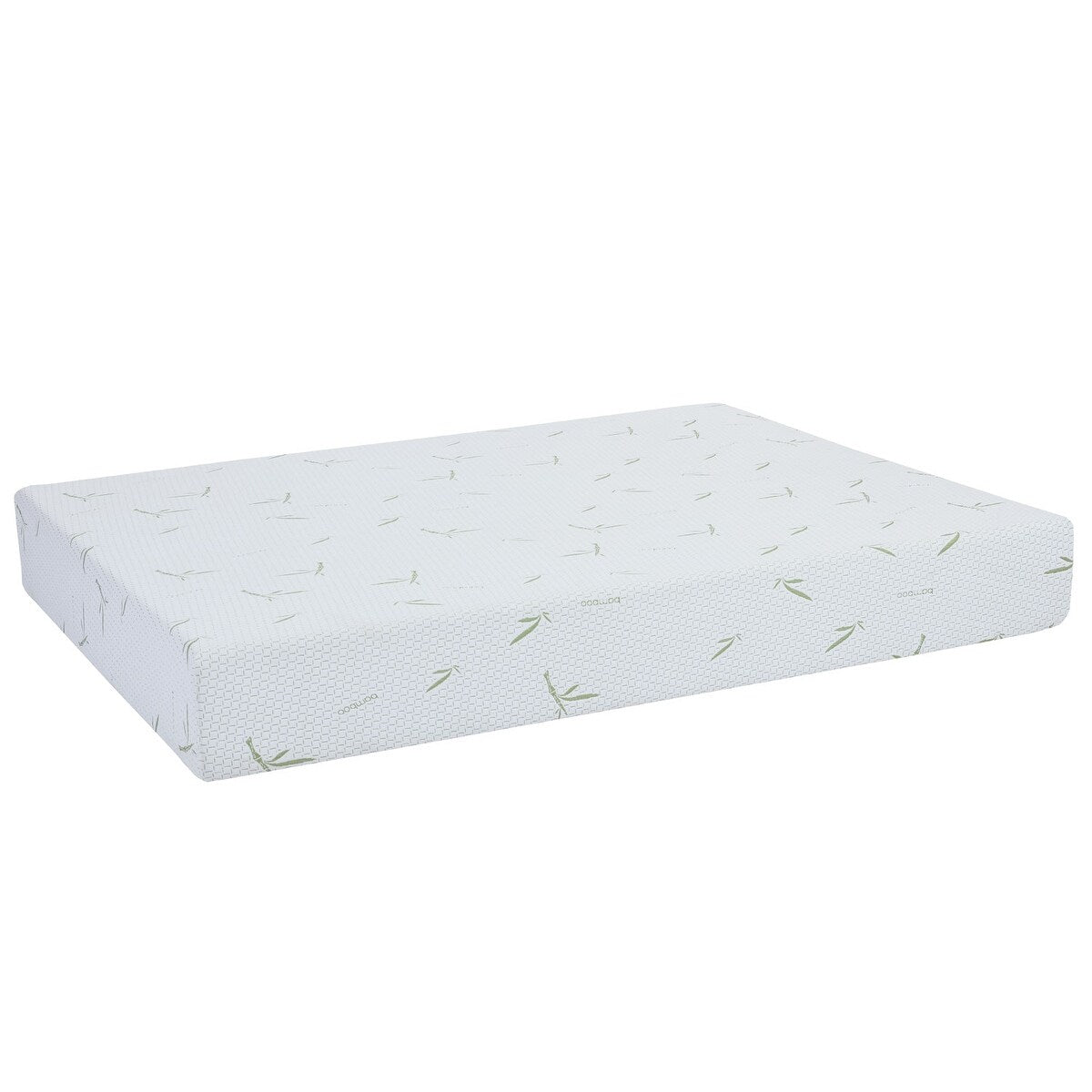 Matelas en mousse à mémoire de forme de 10 pouces, fermeté moyenne, avec housse en bambou, certifié CertiPUR-US