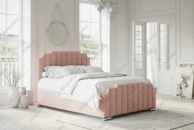 Lit en tissu Charlene