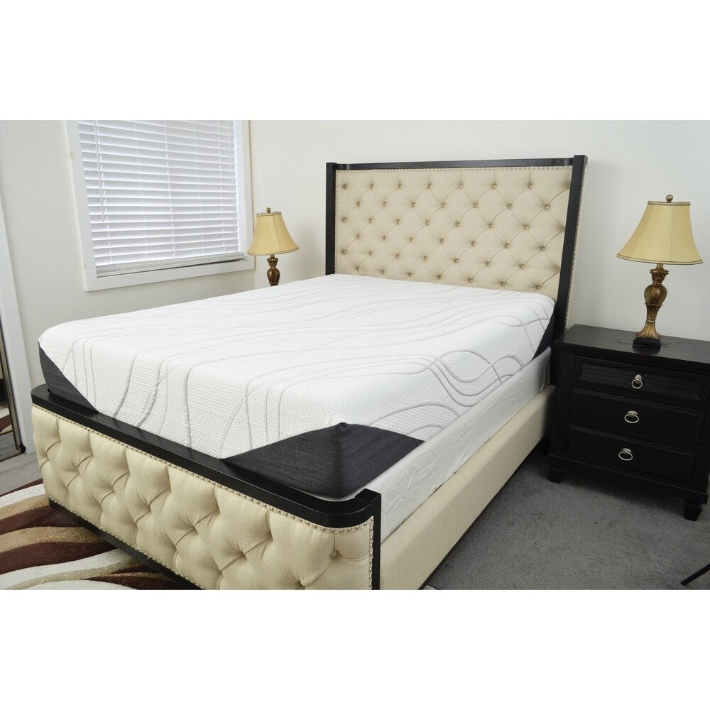 Matelas Breeze Eco-Friendly 10 pouces en mousse à mémoire de forme gel pleine grandeur