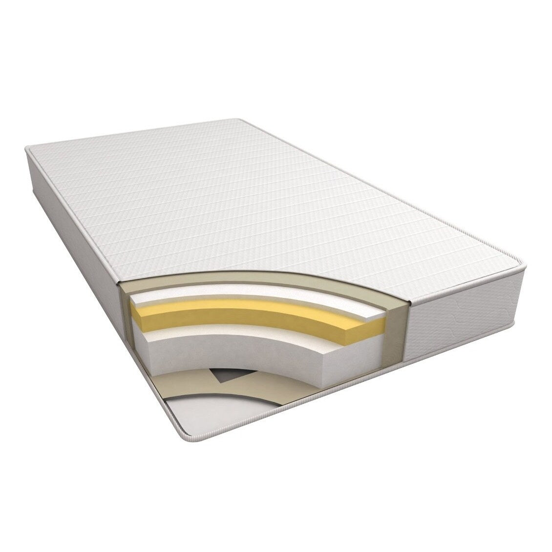 Matelas en mousse à mémoire de forme Daily Boutik de 6 pouces d'épaisseur, taille double